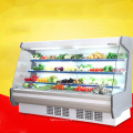 standing display cooler supermarket freezer with transparent glass door